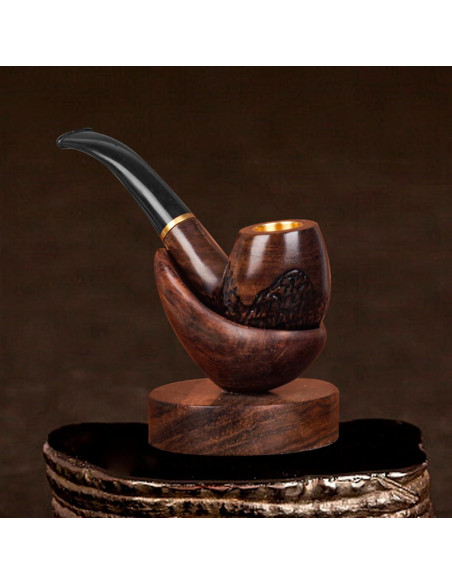 Soporte de Tubería de Madera LIDSCURA para Pipa de Tabaco Soporte de Tubería de Madera LIDSCURA para Pipa de Tabaco