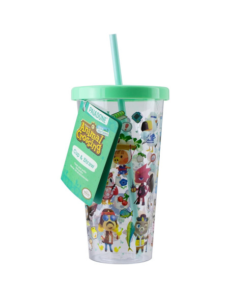 Taza de Plástico Animal Crossing Paladone 700ml Reutilizable Taza de Plástico Animal Crossing Paladone 700ml Reutilizable