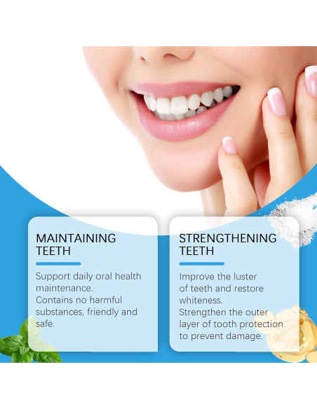 Polvo Blanqueador de Dientes Mágico 453g - Natural, Sin Sensibilidad, Menta Polvo Blanqueador de Dientes Mágico 453g - Natural, Sin Sensibilidad, Menta