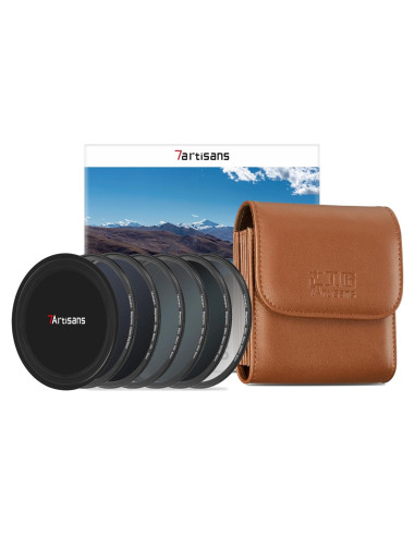 Set de Filtros Magnéticos 7artisans 5 en 1 67mm para Fotografía