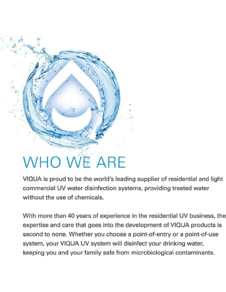 Lámpara UV VIQUA 602854 para Sistemas de Tratamiento de Agua Lámpara UV VIQUA 602854 para Sistemas de Tratamiento de Agua