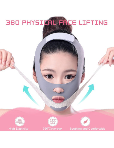 Mascarilla Facial Reutilizable Much Hotter para Doble Barbilla