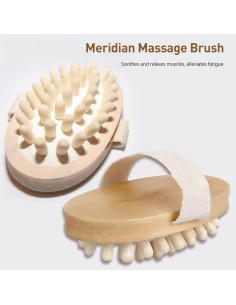 Masajeador Anticelulitis Kootinn de Madera Natural 16.4x12.8cm 2