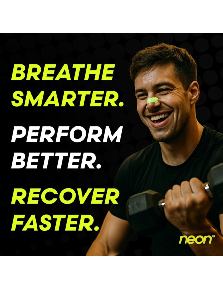 Tiras Nasales Neón Rendimiento - 60 Unidades para Deporte y Sueño Tiras Nasales Neón Rendimiento - 60 Unidades para Deporte y Sueño