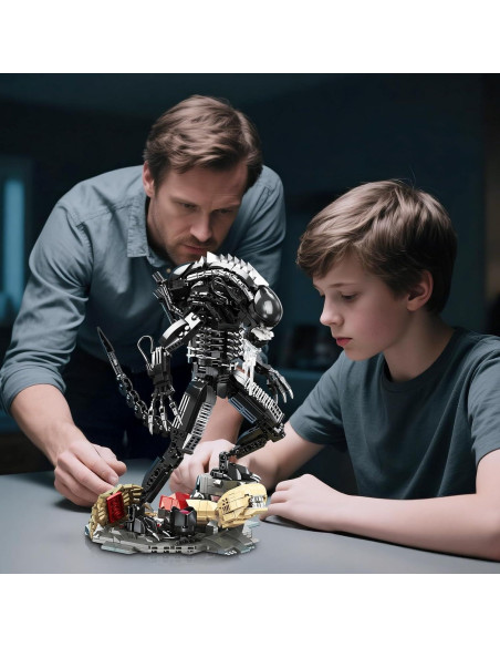 Conjunto de Construcción Guerrero Xenomorfo Mech 882 Piezas Conjunto de Construcción Guerrero Xenomorfo Mech 882 Piezas