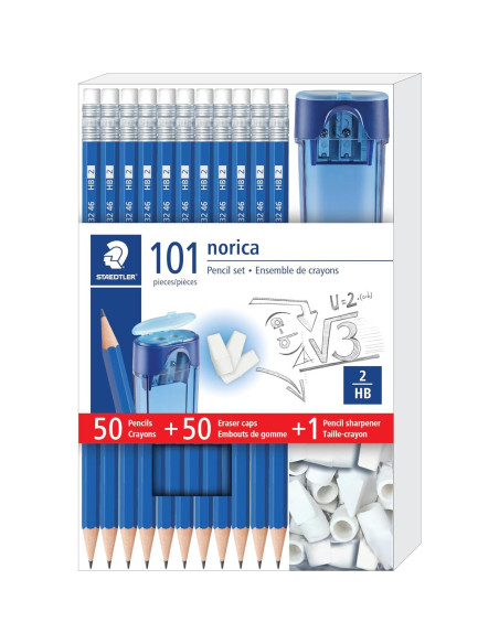 Juego de Lápices STAEDTLER Norica 50 Lápices HB Pre-afilados Juego de Lápices STAEDTLER Norica 50 Lápices HB Pre-afilados