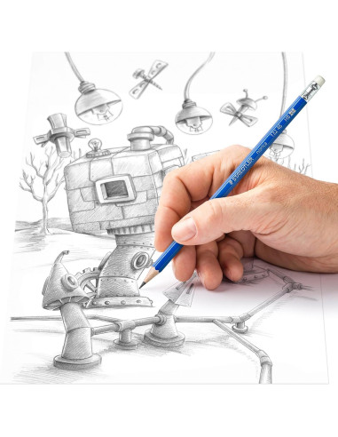 Juego de Lápices STAEDTLER Norica 50 Lápices HB Pre-afilados