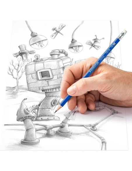 Juego de Lápices STAEDTLER Norica 50 Lápices HB Pre-afilados Juego de Lápices STAEDTLER Norica 50 Lápices HB Pre-afilados