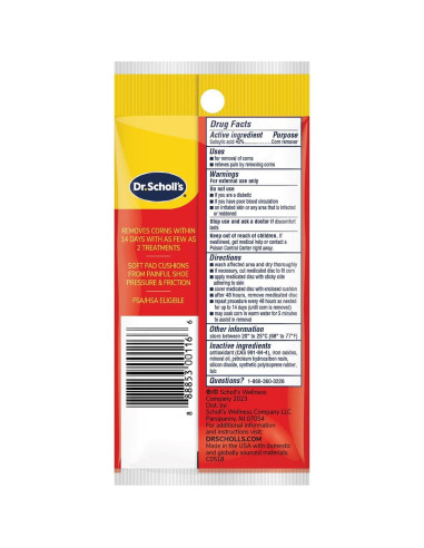 Eliminadores de Callos Dr. Scholl's 9 Unidades - Máxima Fuerza