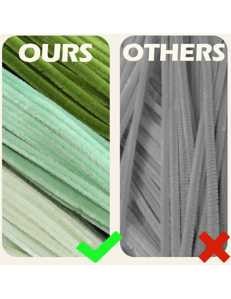 300 Limpiapipas Ombre Verde Claro Harmoso para Manualidades 300 Limpiapipas Ombre Verde Claro Harmoso para Manualidades