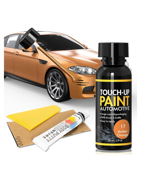 Kit de Reparación de Pintura Automotriz XTryfun Naranja Ámbar Kit de Reparación de Pintura Automotriz XTryfun Naranja Ámbar