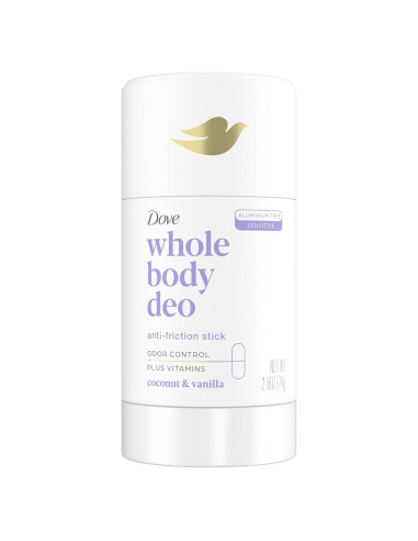Dove Desodorante Corporal Anti-Fricción Coco y Vainilla 73.71 g