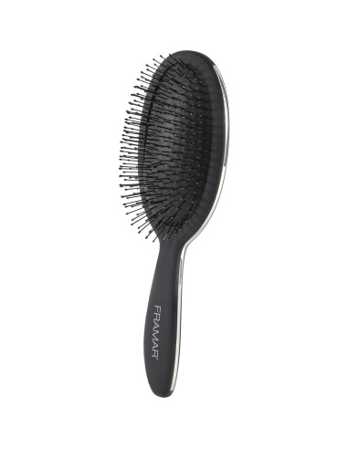 Cepillo Desenredante Framar para Cabello Rizado - Negro