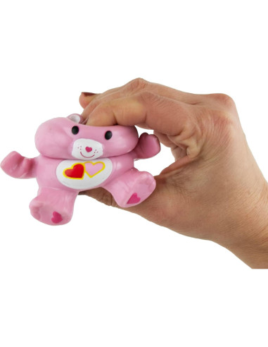 Care Bears Stretchies Miniatura Oso de la Suerte, Tierno, Armonía, Amoroso