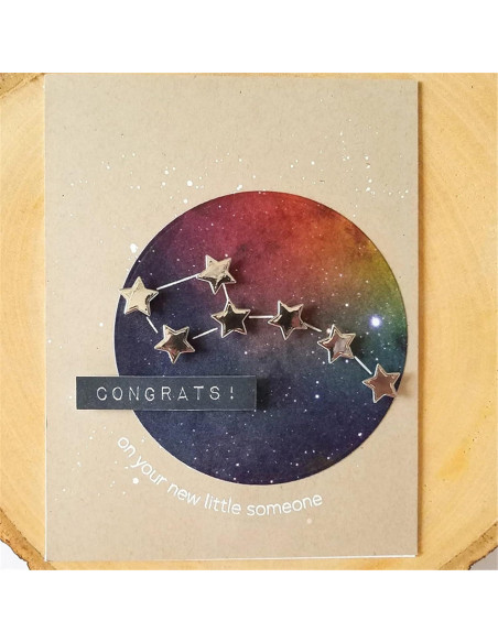 Troqueles de Corte de Metal XMEI 7 Estrellas 7.8x4cm para Scrapbooking Troqueles de Corte de Metal XMEI 7 Estrellas 7.8x4cm para Scrapbooking