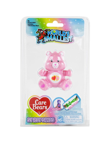 Care Bears Stretchies Miniatura Oso de la Suerte, Tierno, Armonía, Amoroso Care Bears Stretchies Miniatura Oso de la Suerte, Tierno, Armonía, Amoroso
