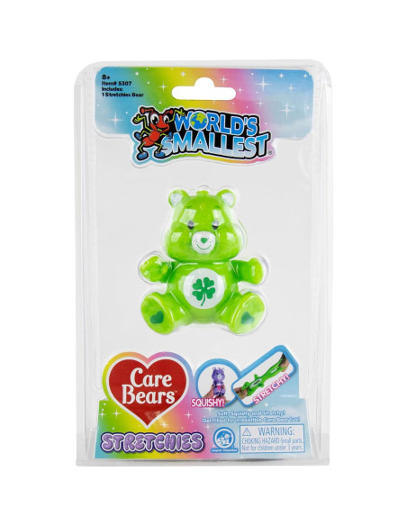 Care Bears Stretchies Miniatura Oso de la Suerte, Tierno, Armonía, Amoroso Care Bears Stretchies Miniatura Oso de la Suerte, Tierno, Armonía, Amoroso