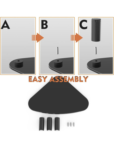 Soporte para Monitor Hemudu HD01B-203 Ajustable Negro Soporte para Monitor Hemudu HD01B-203 Ajustable Negro