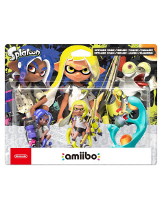 Amiibo Splatoon 3 Pack 3 en 1 Nintendo - Octoling, Inkling, Smallfry