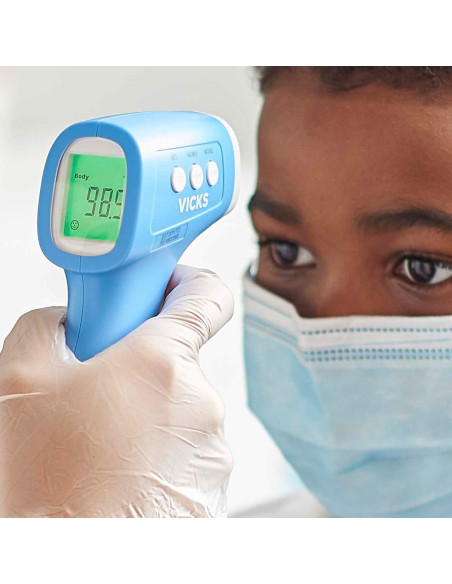 Termómetro Infrarrojo Sin Contacto Vicks VNT275 - Rápido y Preciso Termómetro Infrarrojo Sin Contacto Vicks VNT275 - Rápido y Preciso
