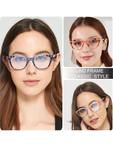Gafas de lectura EYEURL Cat Eye para mujeres, 4 colores, bloqueo luz azul Gafas de lectura EYEURL Cat Eye para mujeres, 4 colores, bloqueo luz azul