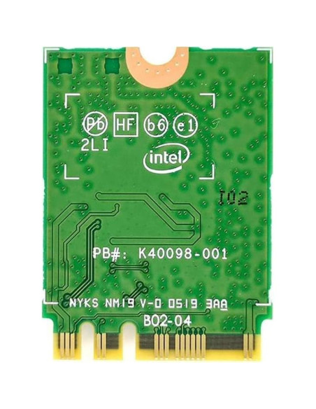 Adaptador WiFi 6 AX200 HighZer0 M.2 802.11ax 2.4 Gbps Bluetooth 5.2 Adaptador WiFi 6 AX200 HighZer0 M.2 802.11ax 2.4 Gbps Bluetooth 5.2