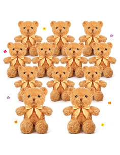 Ositos de Peluche HyDren 12 Piezas 30.48 cm con Lazo