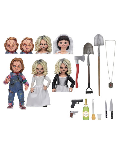 Figura de Acción NECA Novia de Chucky y Tiffany 10.16 cm