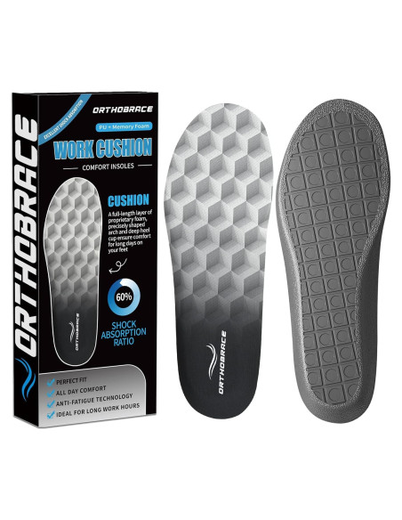 Plantillas Antifatiga Orthobrace para Botas de Trabajo Talla A Plantillas Antifatiga Orthobrace para Botas de Trabajo Talla A