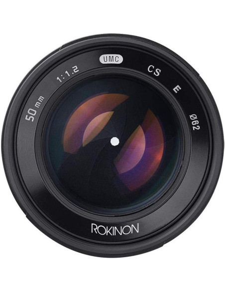 Lente Rokinon 50mm F1.2 AS UMC para Canon EF-M - Negro Lente Rokinon 50mm F1.2 AS UMC para Canon EF-M - Negro
