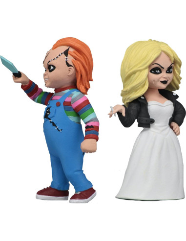 Figuras de Acción NECA Toony Terrors Chucky y Tiffany 7.6cm