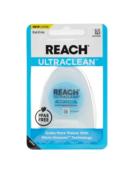 Hilo Dental Encerado REACH Ultraclean Menta 27.43 m Hilo Dental Encerado REACH Ultraclean Menta 27.43 m