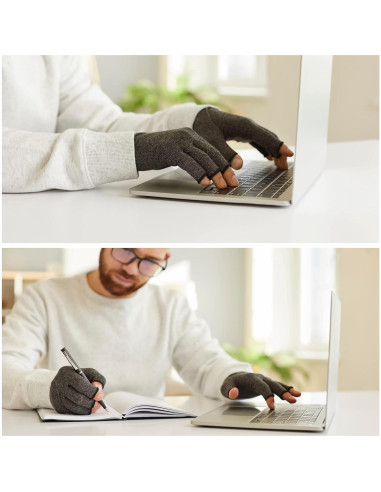Guantes de Compresión para Artritis Sin Dedos - Pequeño
