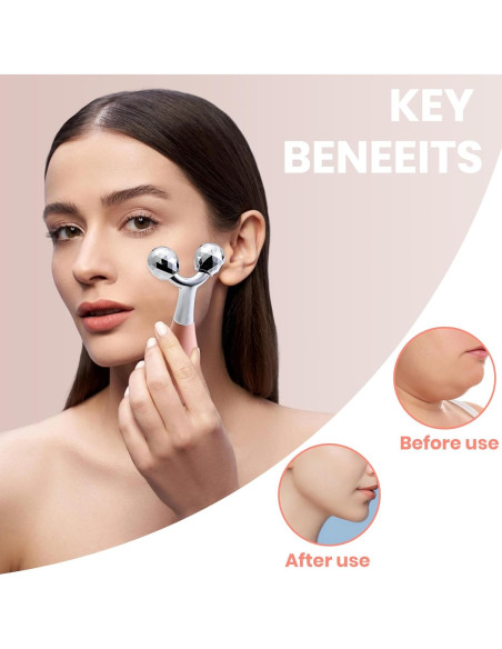 Esferas de Hielo Facial Urcreeds 360 - Rodillo Antienvejecimiento Esferas de Hielo Facial Urcreeds 360 - Rodillo Antienvejecimiento