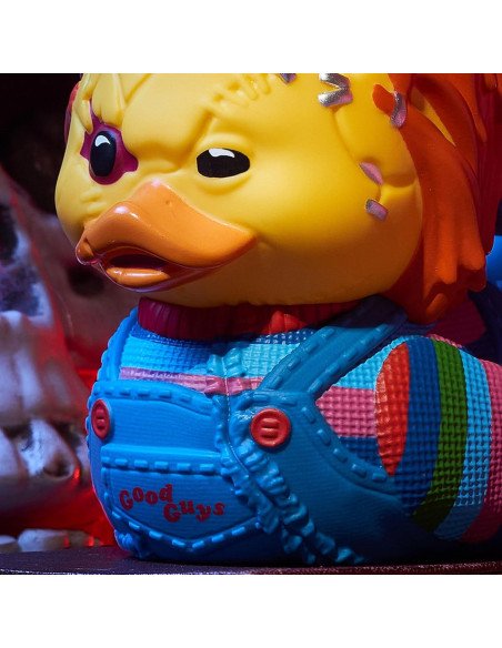 Figura de Patito de Vinilo Chucky TUBBZ - 9 cm - Colección Oficial Figura de Patito de Vinilo Chucky TUBBZ - 9 cm - Colección Oficial
