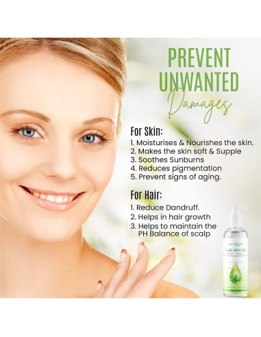Gel de Aloe Vera Dermaxgen 250 ml - Hidrata y Repara Piel