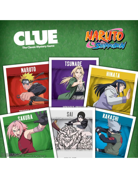 Juego de Mesa CLUE: Naruto - Misterio en la Aldea Oculta Juego de Mesa CLUE: Naruto - Misterio en la Aldea Oculta