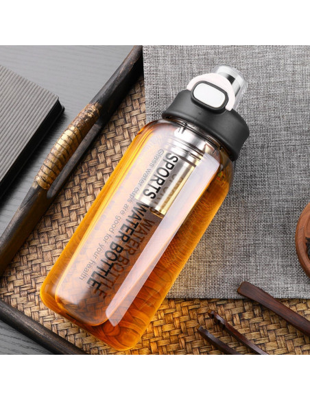 Botella de Té de Vidrio Borosilicatado HOYUANSU 750ML Botella de Té de Vidrio Borosilicatado HOYUANSU 750ML