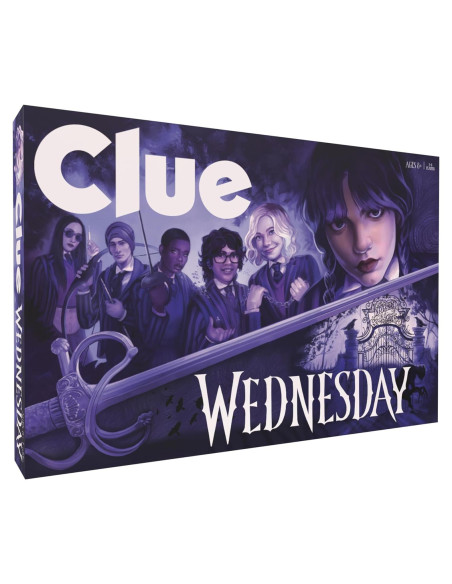 Juego de Mesa CLUE Miércoles Addams - Academia Nevermore Juego de Mesa CLUE Miércoles Addams - Academia Nevermore