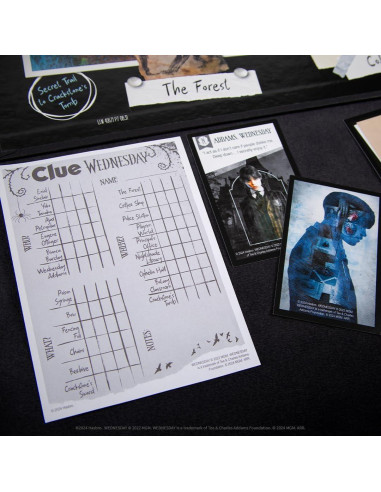 Juego de Mesa CLUE Miércoles Addams - Academia Nevermore