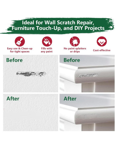 Juego de 6 Bolígrafos de Pintura ZIOKLAI Rellenables 3ml