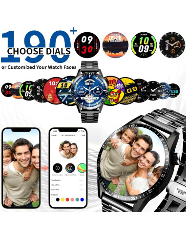 Reloj Inteligente Homailida G40PRO Negro 1.39" HD Fitness