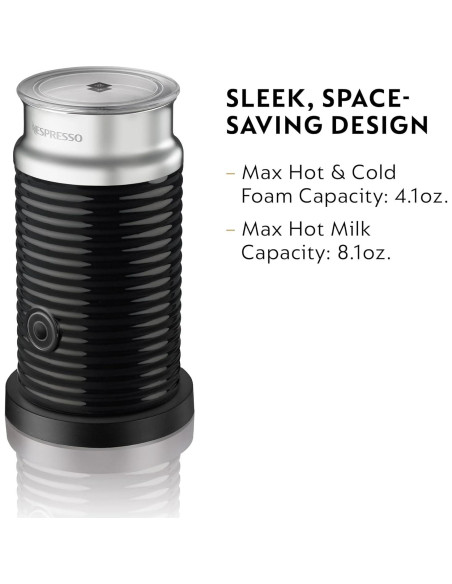 Espumador de Leche Nespresso Aeroccino 3 Negro 240ml Espumador de Leche Nespresso Aeroccino 3 Negro 240ml