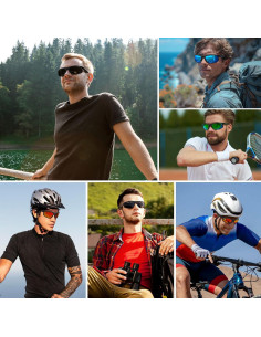 Gafas de sol deportivas OFWIN UV400 polarizadas unisex 2