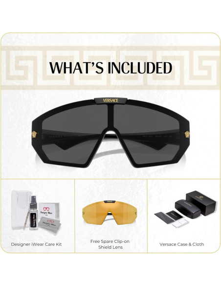 Gafas de sol Versace VE4461 Unisex con Lente de Repuesto Gafas de sol Versace VE4461 Unisex con Lente de Repuesto