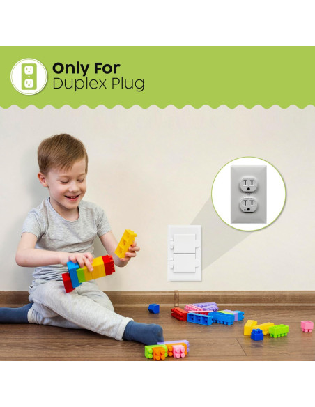 Cubiertas de Enchufes para Niños - Seguridad Eléctrica - Paquete de 2 Cubiertas de Enchufes para Niños - Seguridad Eléctrica - Paquete de 2
