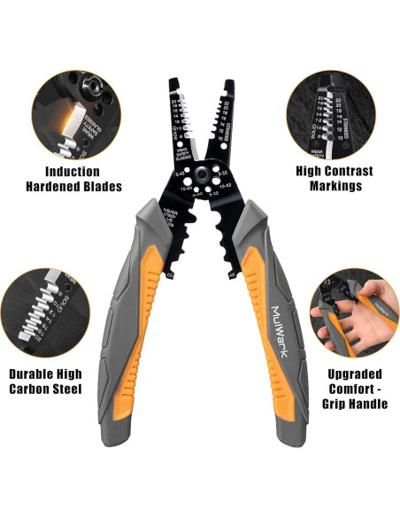 Desforrador/Cortador/Crimpador Automático MulWark 3 en 1 21.5cm Desforrador/Cortador/Crimpador Automático MulWark 3 en 1 21.5cm