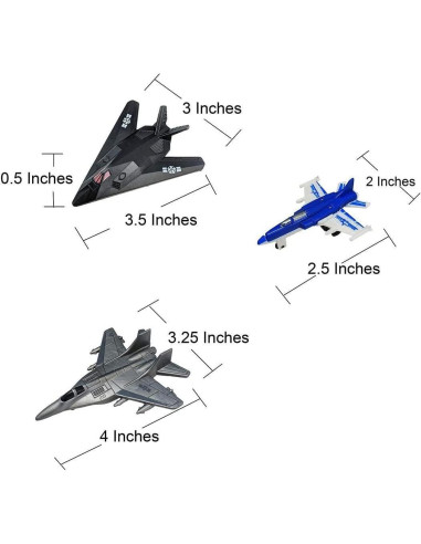 Juguete Portaaviones Esenciales de Juguete con Soldados y Aviones