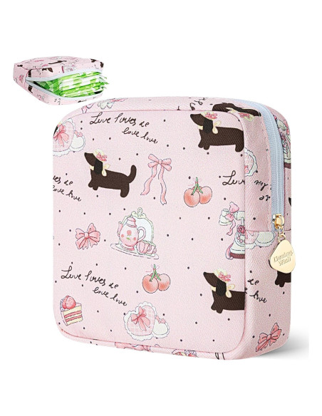 Bolsa de Almacenamiento para Período Desing Wish - Perro Salchicha Bolsa de Almacenamiento para Período Desing Wish - Perro Salchicha