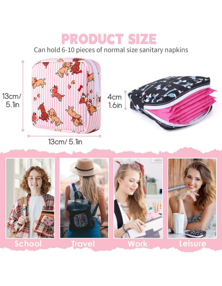 Bolsa de Almacenamiento para Período Desing Wish - Perro Salchicha Bolsa de Almacenamiento para Período Desing Wish - Perro Salchicha